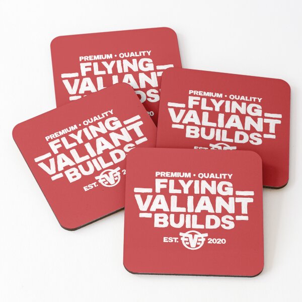 Item preview, Flying Valiant Builds (Handpainted - White on Red) designed and sold by Justin Ellis.