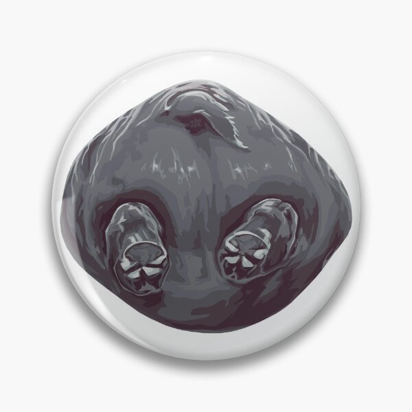 Item preview, Hippo butt, small print white edition designed and sold by bye-then.