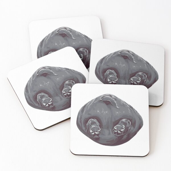 Item preview, Hippo butt, small print white edition designed and sold by bye-then.