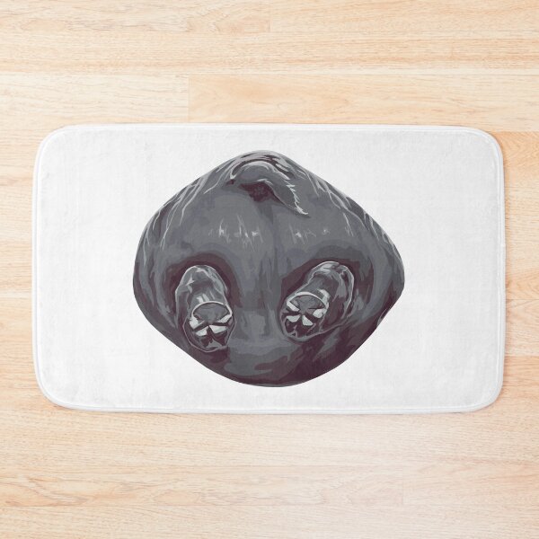 Item preview, Hippo butt, small print white edition designed and sold by bye-then.