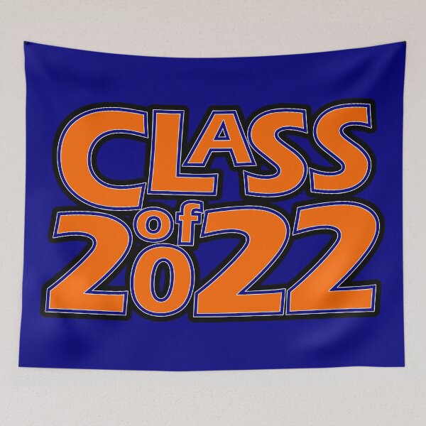 Item preview, Class of 2022 (Orange Navy White) designed and sold by gkillerb.