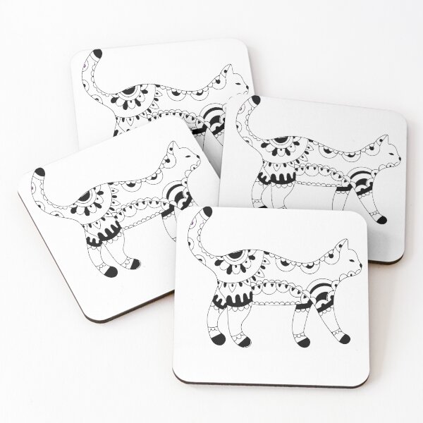 Item preview, cat pattern designed and sold by adrianazola.