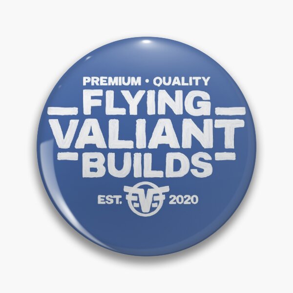 Item preview, Flying Valiant Builds (Handpainted - White on Blue) designed and sold by Justin Ellis.