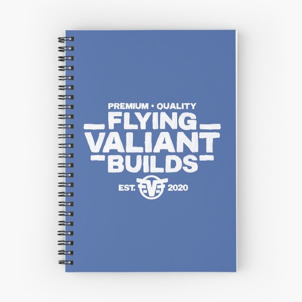 Item preview, Flying Valiant Builds (Handpainted - White on Blue) designed and sold by Justin Ellis.