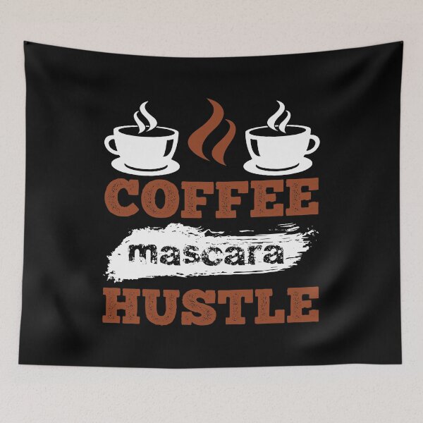 Item preview, Coffee mascara hustle designed and sold by pnkpopcorn.