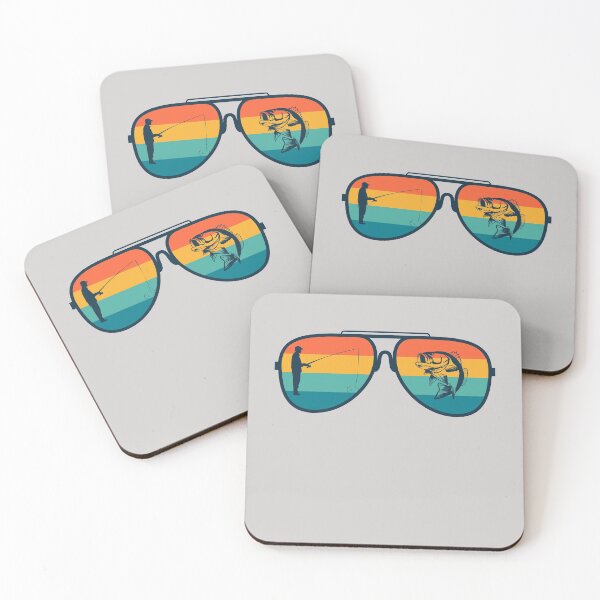 Item preview, Vintage Bass Fishing Sunglasses Father's Day For Fisherman designed and sold by GINIART.