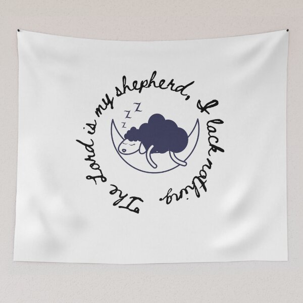 Item preview, Psalm 23| The Lord Is My Shepherd| Sleeping Sheep designed and sold by LoveGen.
