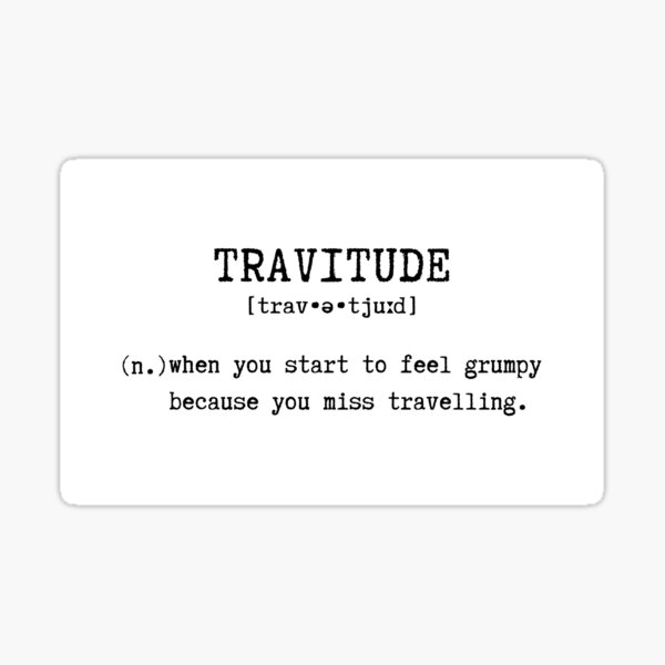 Travitude Sticker