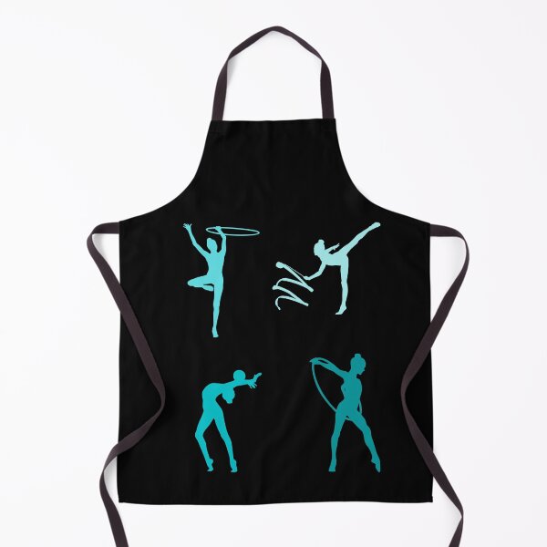 Item preview,  Four Rhythmic Gymnasts' Silhouettes - Teals designed and sold by BlakefourDesign.