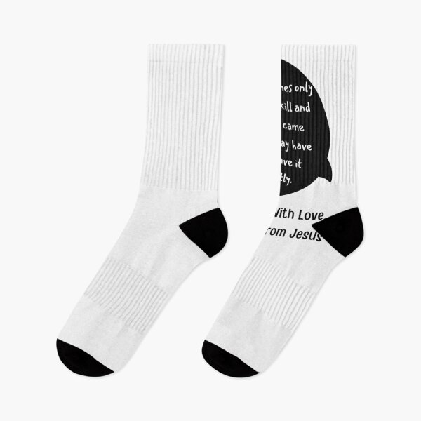 Item preview, John 10:10| With Love From Jesus Speech Bubble designed and sold by LoveGen.