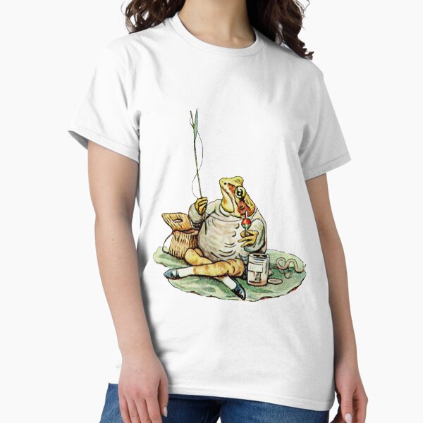 Artikel-Vorschau von Mr. Jeremy Fisher - Beatrix Potter Charaktere, designt und verkauft von brushandframes.