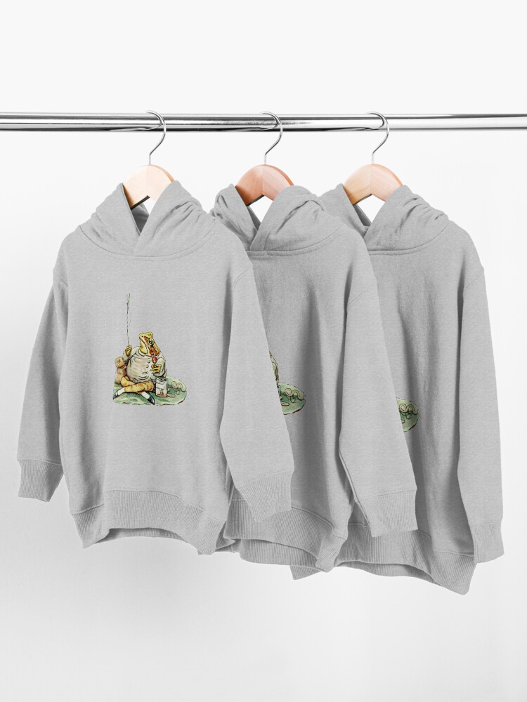 Alternate view of Mr. Jeremy Fisher - Beatrix Potter Characters Toddler Pullover Hoodie