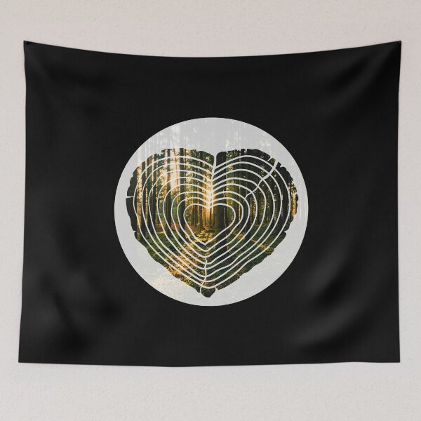 Item preview, Forest Under Tree Shaped Heart designed and sold by jtechlimitless.
