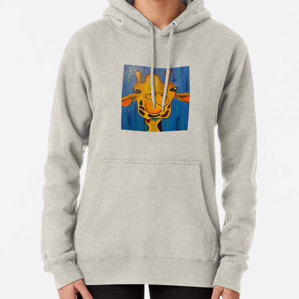 Giraffe painting Pullover Hoodie