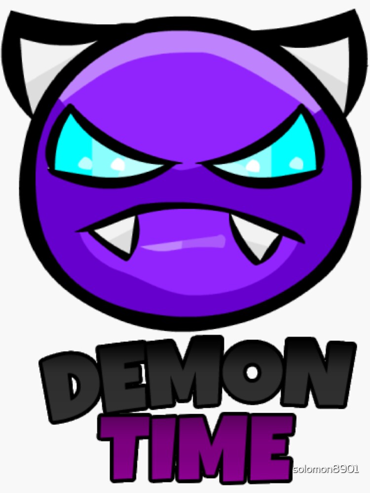 "Demon Time" Sticker for Sale by solomon8901 Redbubble