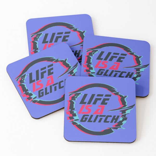 Item preview, Life is a Glitch-Funny Programmer Gamer Simulation designed and sold by Mary Maple.