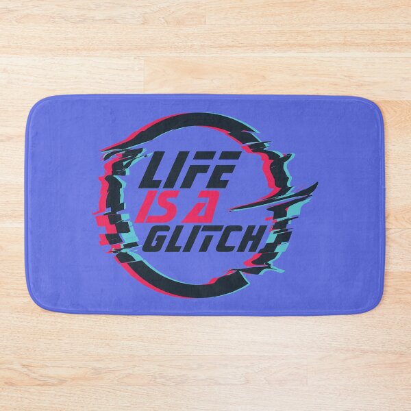 Item preview, Life is a Glitch-Funny Programmer Gamer Simulation designed and sold by Mary Maple.