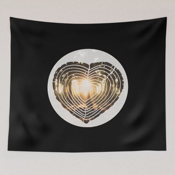 Item preview, Forest Under Tree Shaped Heart designed and sold by jtechlimitless.