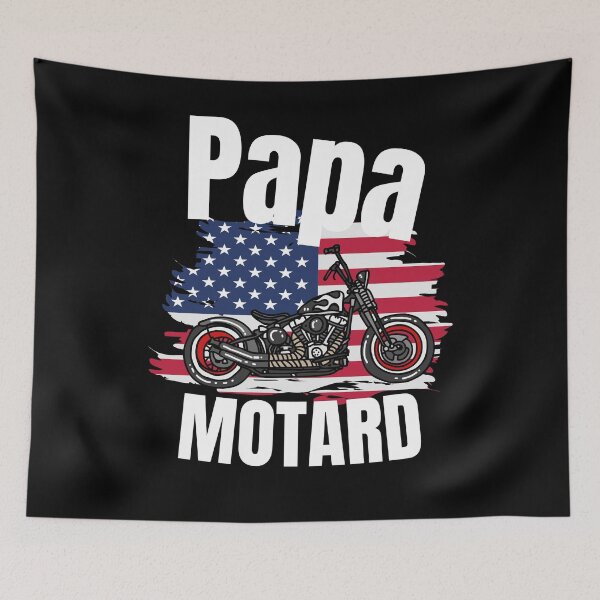 Item preview, daddy biker american flag designed and sold by JaMatt1983.