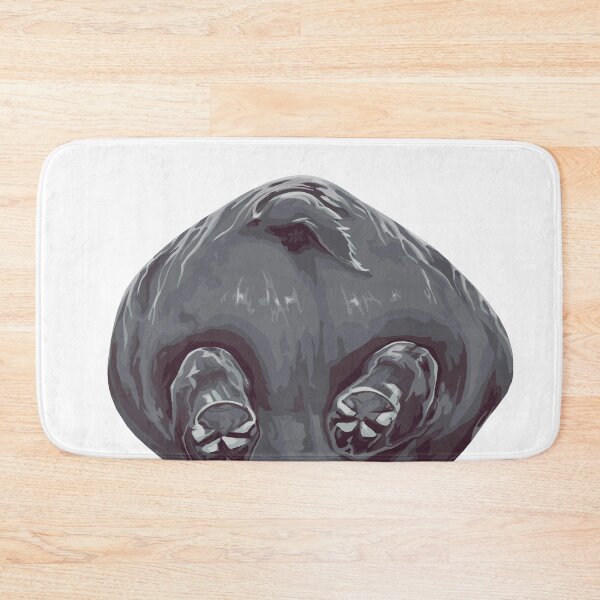Item preview, Hippo butt, large print white edition designed and sold by bye-then.