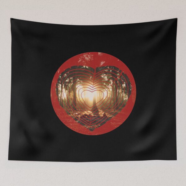 Item preview, Forest Under Tree Shaped Heart designed and sold by jtechlimitless.