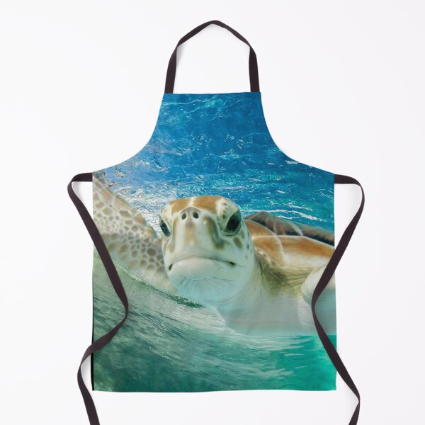 Item preview, Turtle Swimming | Ocean Background designed and sold by LoveGen.