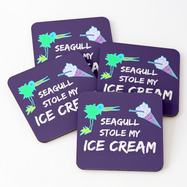 Item preview, Seagull Stole My Ice Cream Funny  designed and sold by DesignsofNote.