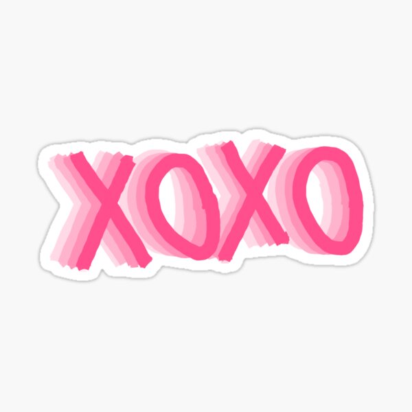 Xoxo Sticker For Sale By Liibbysmith Redbubble