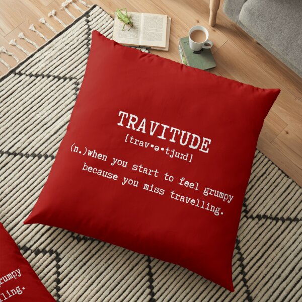 Travitude (Red) Floor Pillow