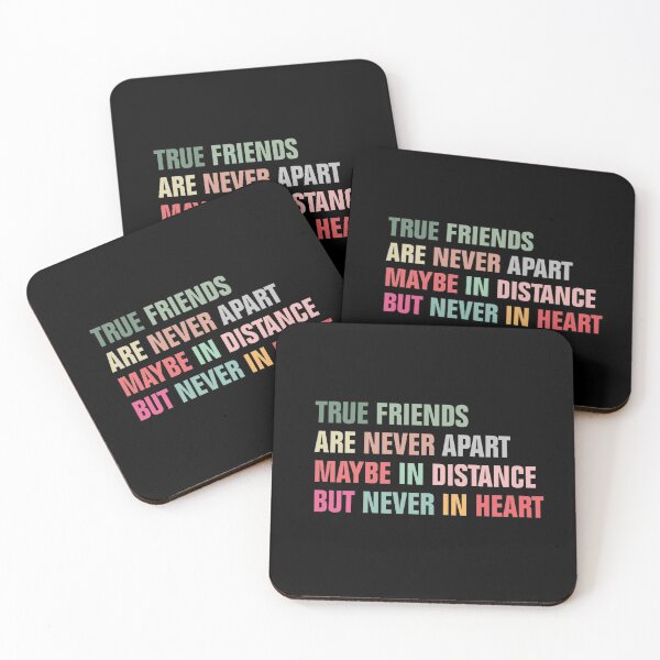 Item preview, True friends are never apart Maybe in Distance but never in Heart aesthetic designed and sold by empathylife.