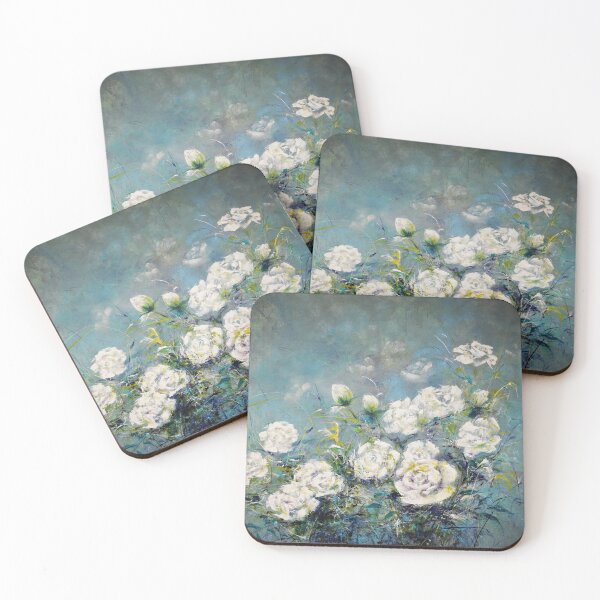 Item preview, White roses designed and sold by Kristine-Kristi Kasak.