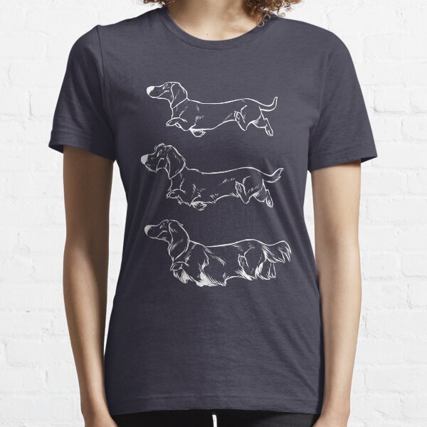 Teckels (white) Essential T-Shirt