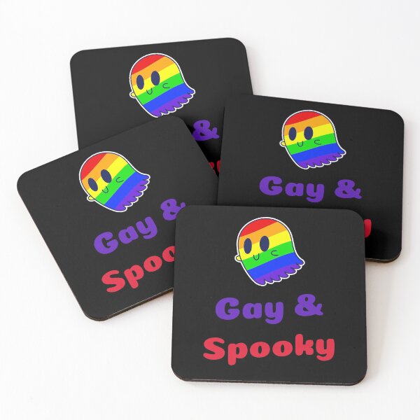 Item preview, Gay And Spooky Rainbow Ghost designed and sold by SquishStitches.