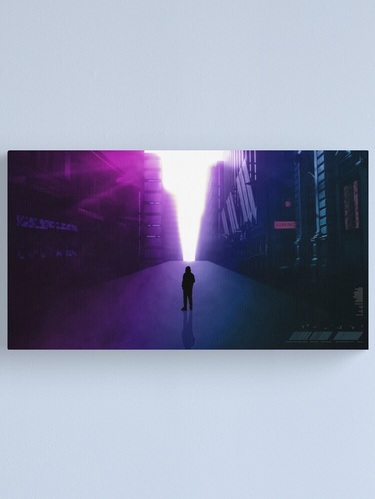 Alternate view of City road to a brighter future Canvas Print