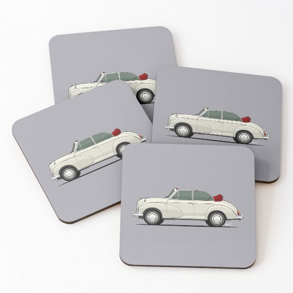 Artikelvorschau, Morris Minor Traveller - Einzelabbildung - Old English White entworfen und verkauft von RJWautographics.