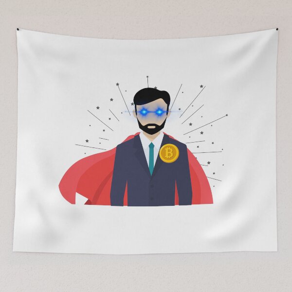 Item preview, El Salvador President Bukele Bitcoin Laser Eyes designed and sold by Schka.