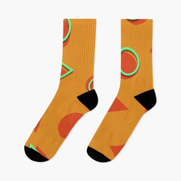 Item preview, Fun Minimal Indie Shapes Pattern - Orange designed and sold by Julian Adams.