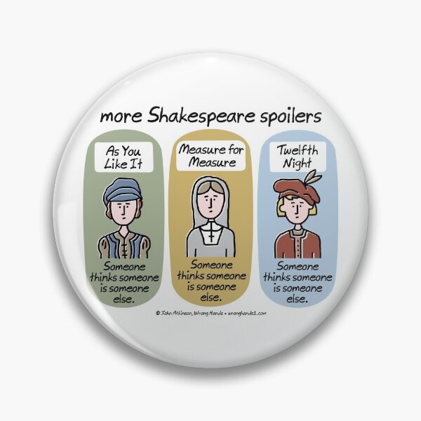 Item preview, more Shakespeare spoilers designed and sold by WrongHands.