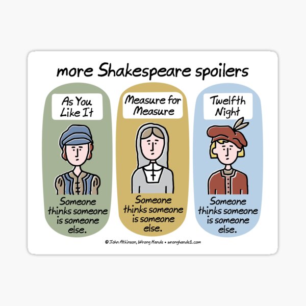 Item preview, más spoilers de Shakespeare designed and sold by WrongHands.