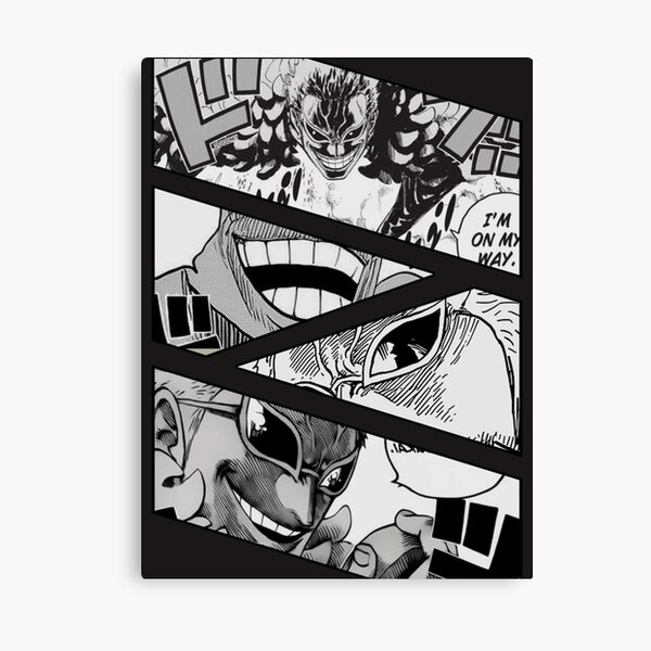 One Piece Doflamingo Caesar Heels Canvas Print By Greenokapi Redbubble