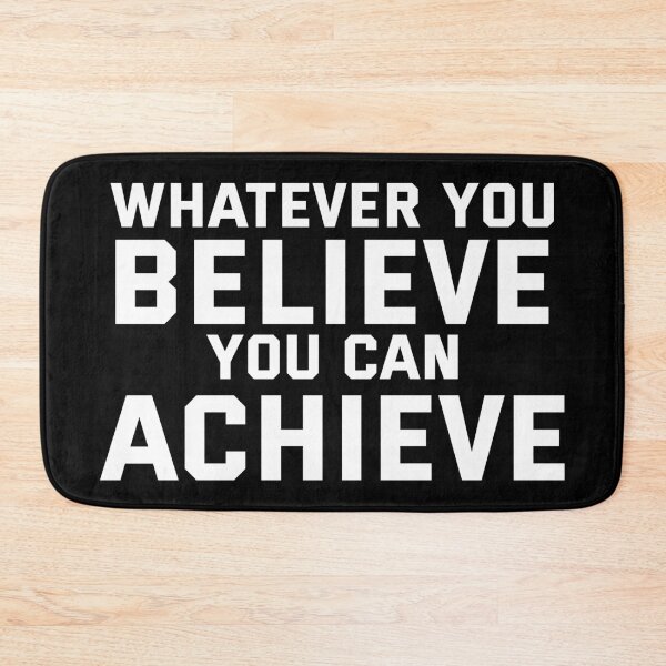 Item preview, Whatever you believe you can achieve motivational quote saying designed and sold by joy4shirt.