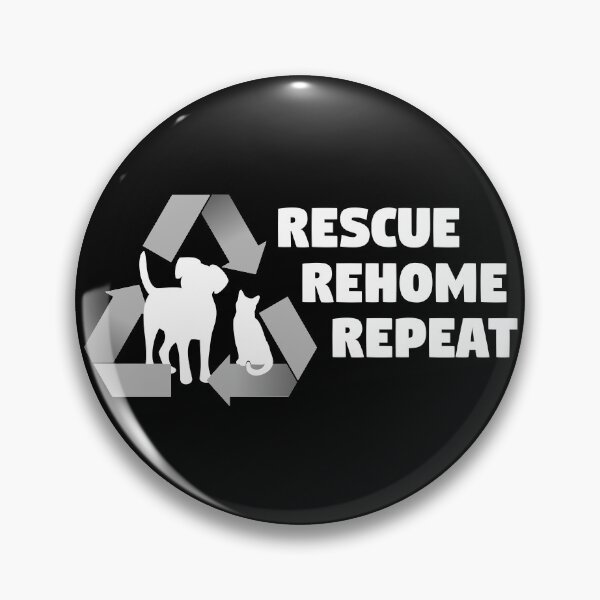 Item preview, Rescue, Rehome, Repeat - Dog & Cat B+W designed and sold by MSwiftDesigns.