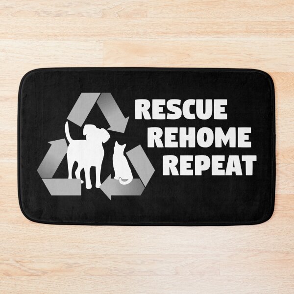 Item preview, Rescue, Rehome, Repeat - Dog & Cat B+W designed and sold by MSwiftDesigns.