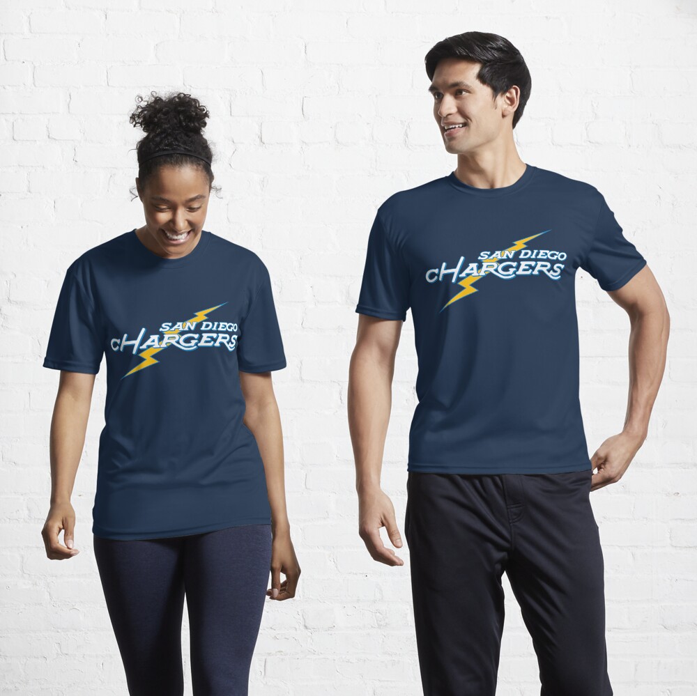 Vintage-Styled San Diego Chargers Active T-Shirt for Sale by  dalton-designs