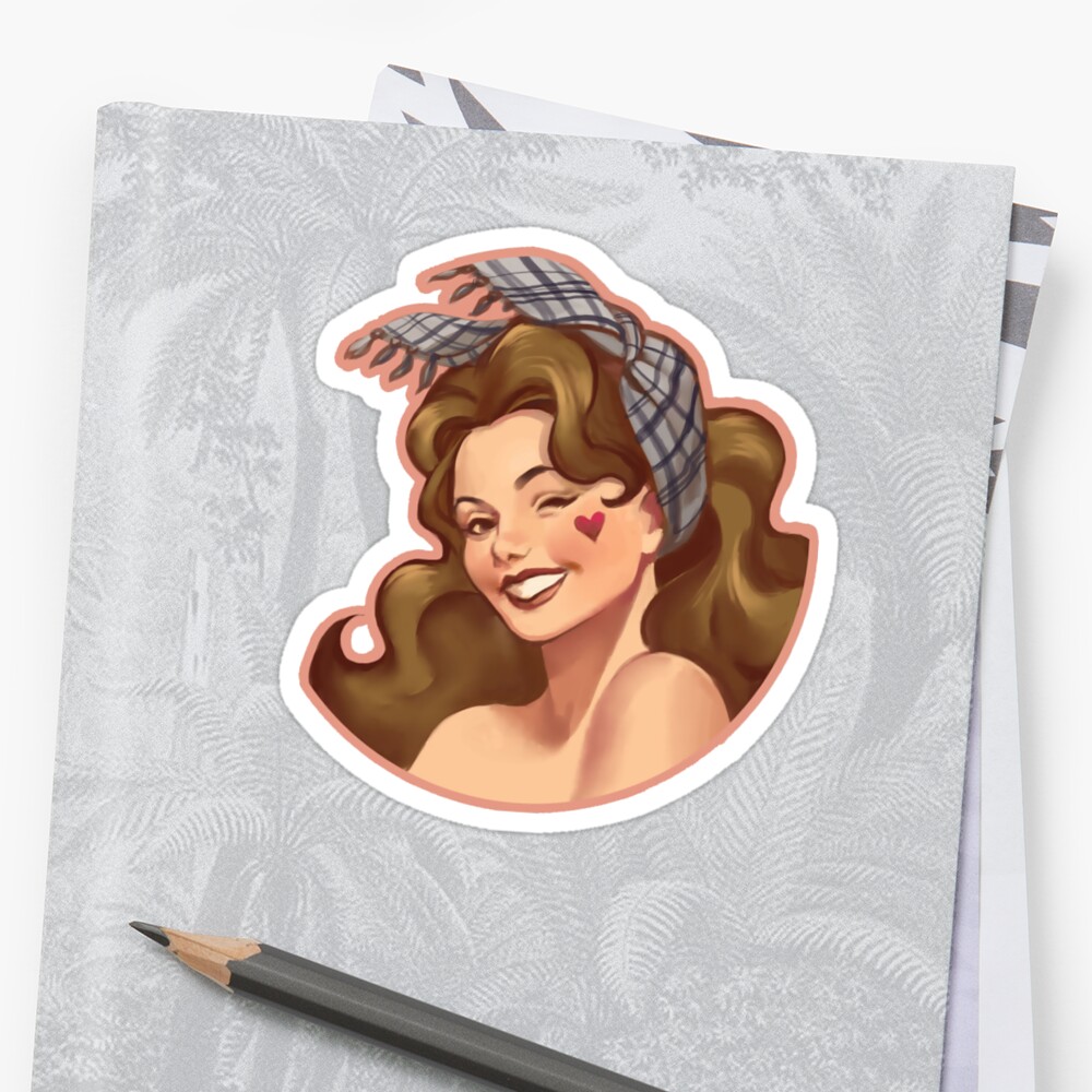 "Ivette - CSGO Pinup" Sticker by Matrixman217 | Redbubble