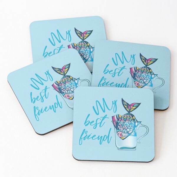 Item preview, Fish is my best friend, illustration and quote designed and sold by IngaDesign.