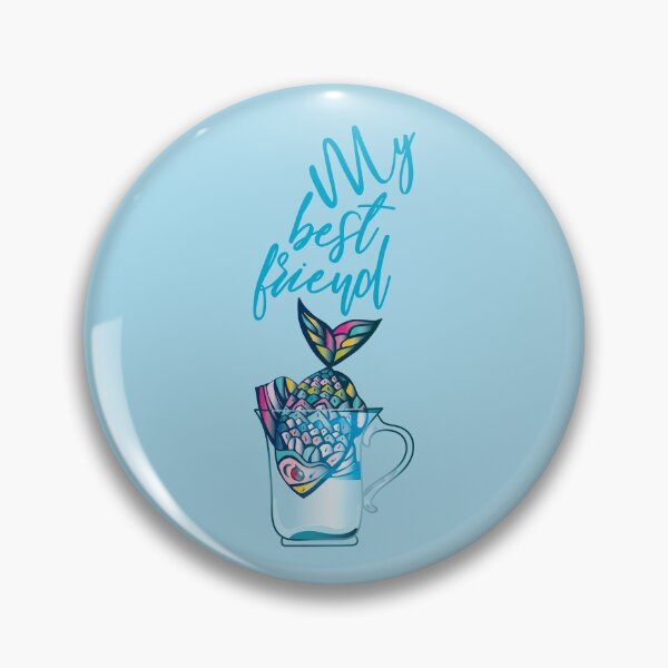 Item preview, El pescado es mi mejor amigo, ilustración y cita. designed and sold by IngaDesign.