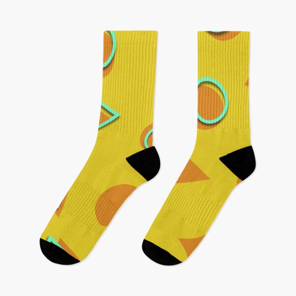 Item preview, Fun Minimal Indie Shapes Pattern - Yellow & Orange designed and sold by Julian Adams.