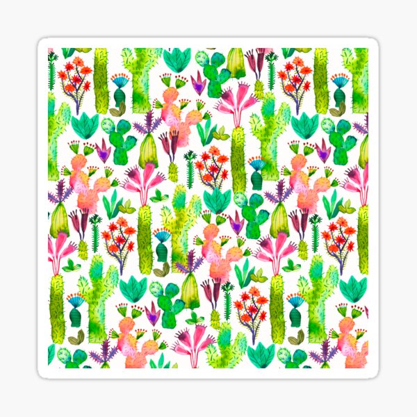 Cacti garden Sticker
