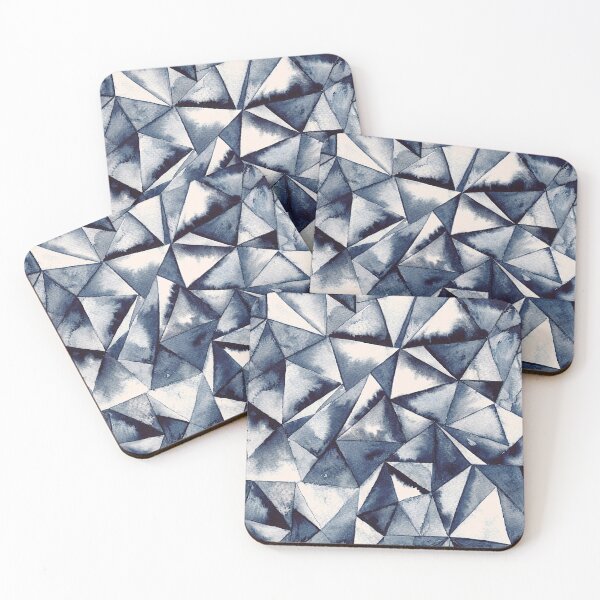Item preview, Geometric abstract polygon triangles pattern designed and sold by cutecrazytshirt.
